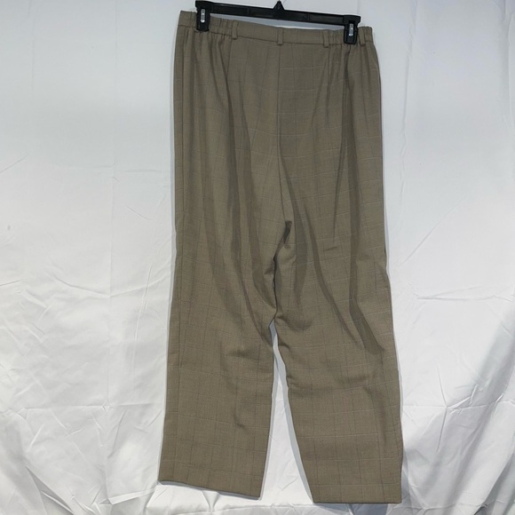 Talbots Trousers Classic Fit Stretch Dress Pants Plaid Striped Straight Leg - Picture 10 of 10